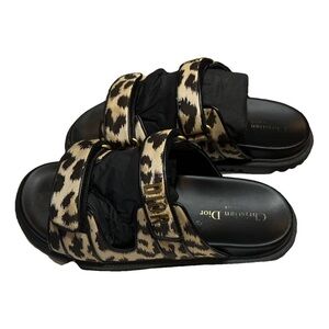 DIOR DIORACT ANIMAL PRINT SLIDES SIZE 40